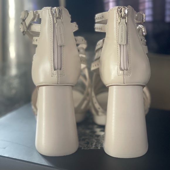 NIB Vince Camuto Nanthie Platform Women's Sandal in Warm Vanilla size 9 - Picture 7 of 10